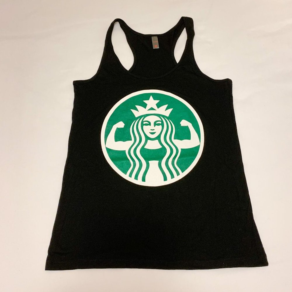 Starbucks Flexing Muscle Tank - Black